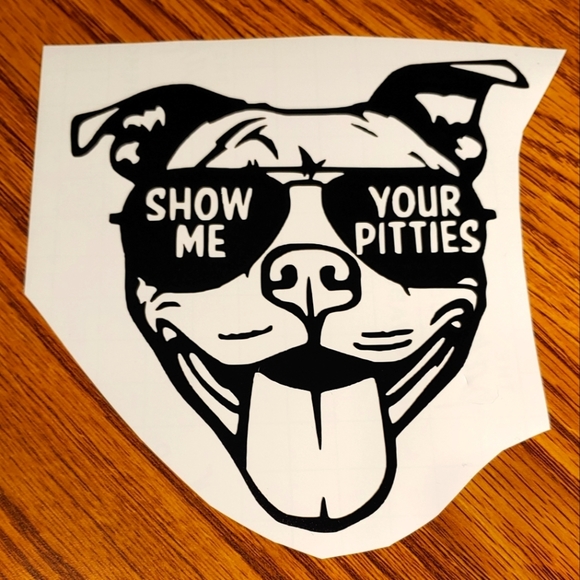 Show Me Your Pitties Pit Bull Vinyl Decal - Picture 1 of 1